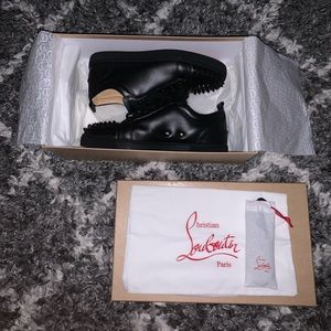 Christian Louboutin
Men's Louis Junior Spiked Low-Top Sneakers